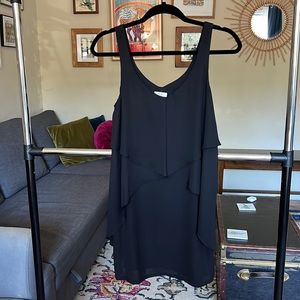 Flowy Black Cocktail Dress